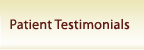 Patient testimonials